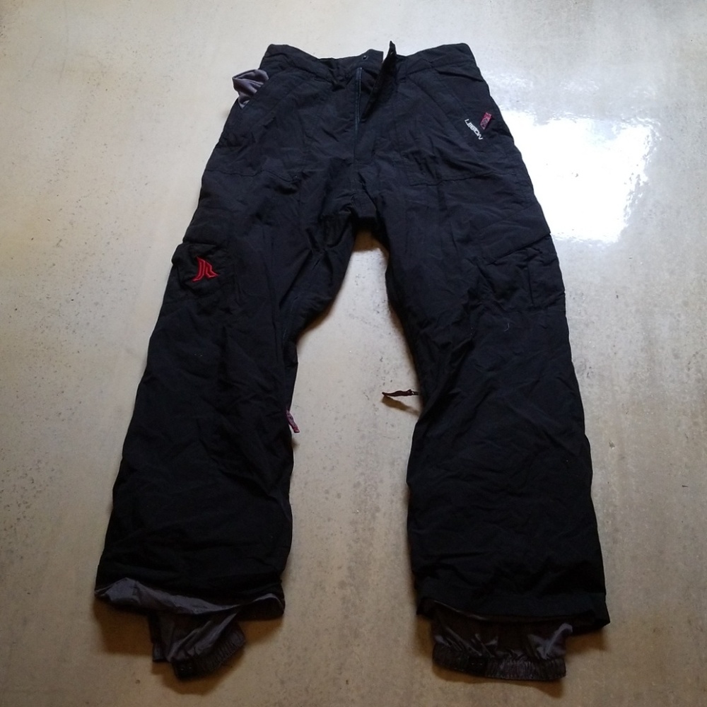 Mens Black Legion Snowbaording Pants Size Small Winter Snowpants Sports Outdoor